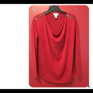 Red Long sleeve top